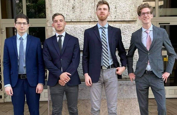 ELTE’s team is in first place in the world in competition law