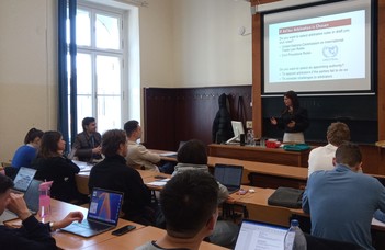 Professzor Margie-Lys Jaime vendégprofesszor látogatása