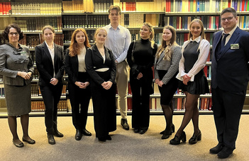 The students of the Faculty of Law excelled in a French Moot Court